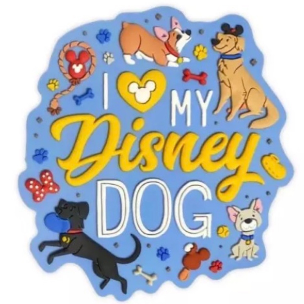 Disney Parks “I ❤️ My Disney Dog” Magnet